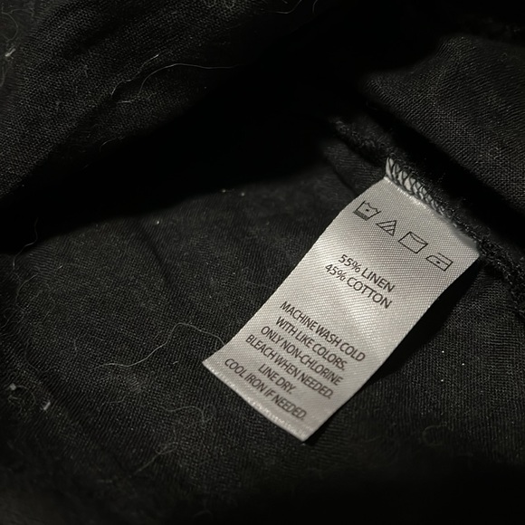 Saks Linen Button-Up Shirt - Picture 3 of 3